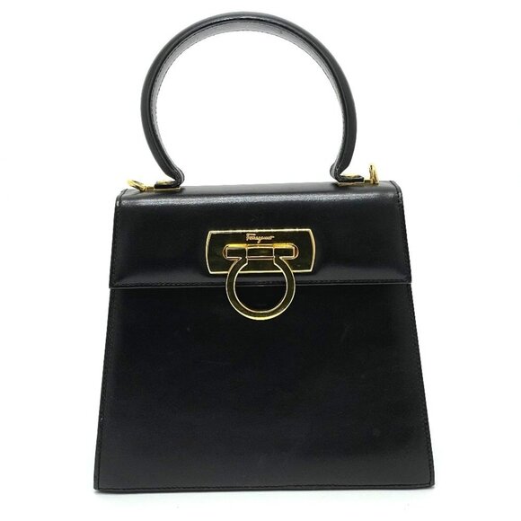 SALVATORE FERRAGAMO Black Shoulder Bag - Picture 2 of 13